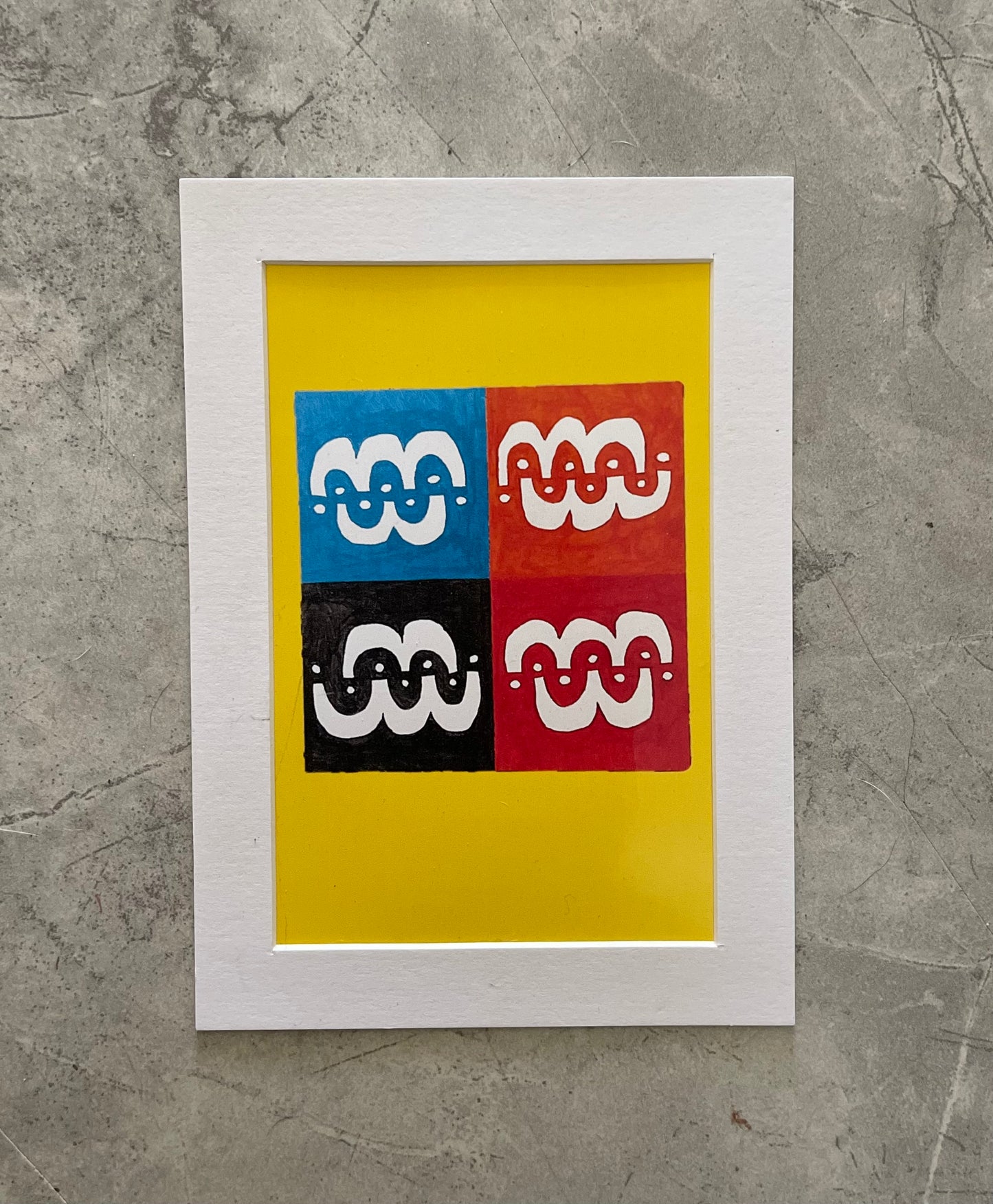 Negative boom print